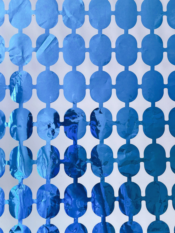 1*2 m cross-border bright light oval door curtain rain silk curtain festival party birthday background decoration props