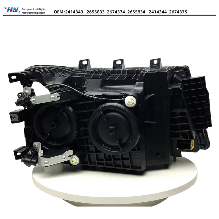 Montaje de faro de camión Scania a la derecha Luz halógeno para faro de camión nuevo P450 de Scania