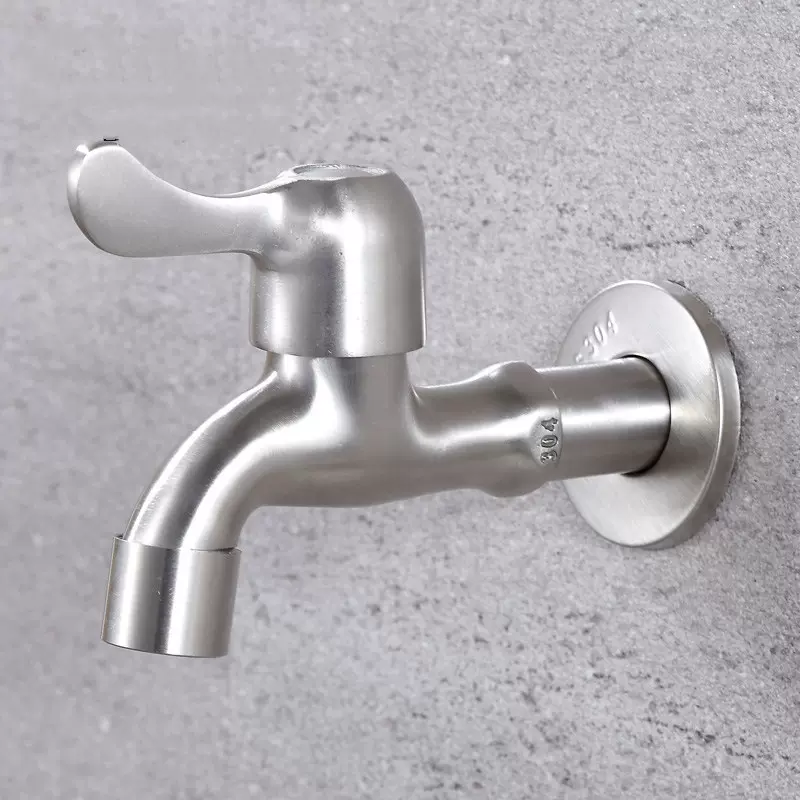 水龙头 304不锈钢洗衣机龙头 中长快开水嘴 单冷拖把池网嘴龙头