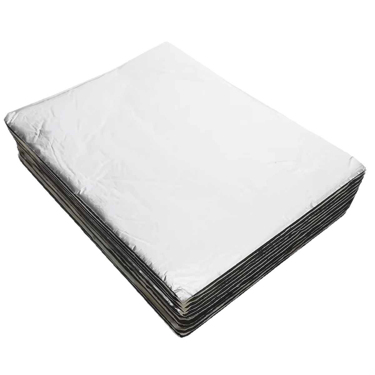 25 * 18cm automóvil algodón aislante acústico algodón aislante de aluminio almohadilla de amortiguación almohadilla aislante algodón silencioso transfronterizo 40 * 25cm