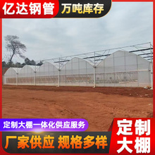 连栋温室大棚花卉花苗种植暖棚大棚骨架简易育苗遮阳遮阴连体大棚