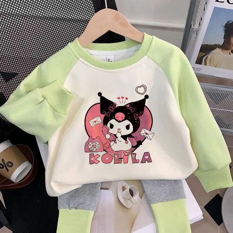 女童春季套装2025新款洋气网红衣服宝宝春秋款两件套小童儿童春装