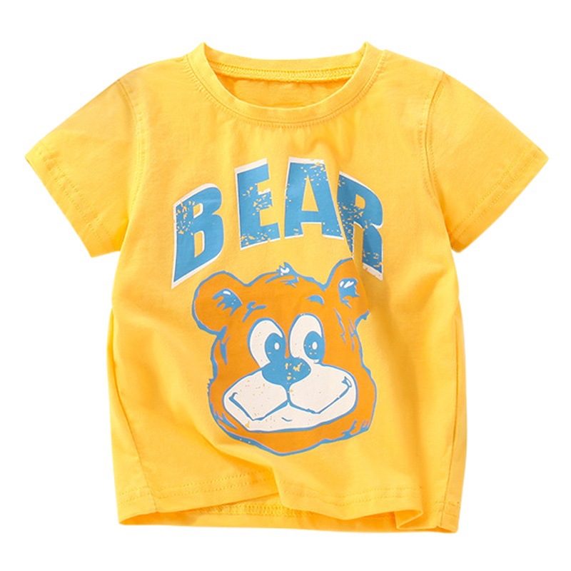 Malwee camiseta de los muchachos verano nueva letra de manga corta impresa guapo niños camisa de manga corta para niños
