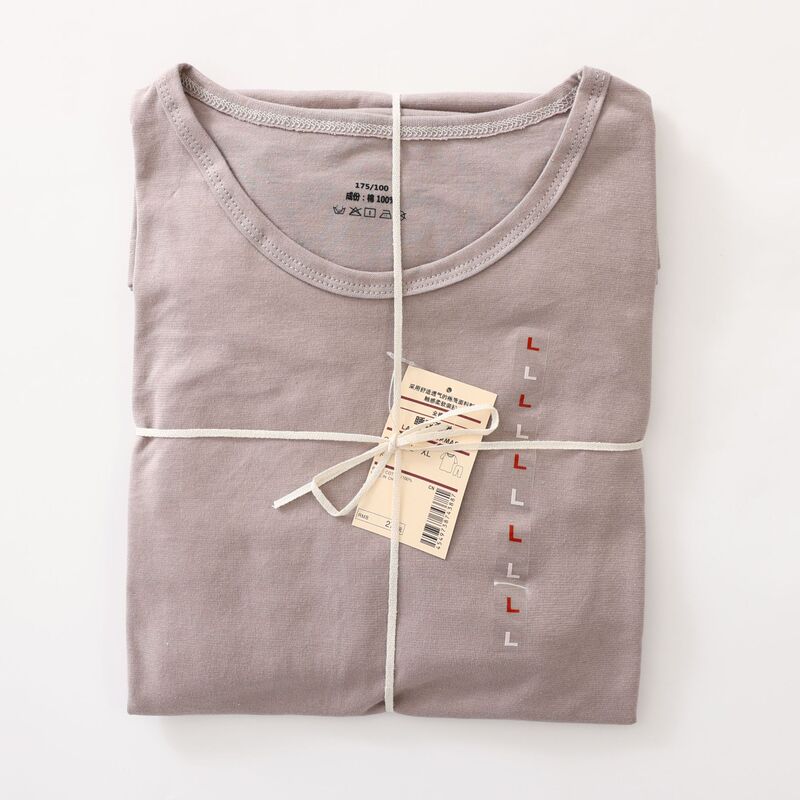 Unprinted Japanese-Style Seamless Jersey Pure Cotton Pajamas Loungewear Summer Knitted All-Cotton Short-Sleeve Shorts Unisex Set