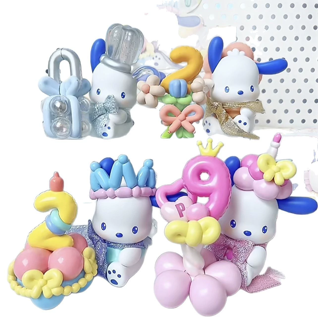 Sanrio, шарик, минифигура, милая настольная кукла, подарок на день рождения