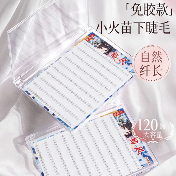 Large capacity mixed eyelash eyelash book natural transparent stem small flame simulation small sun single cluster small wildcat