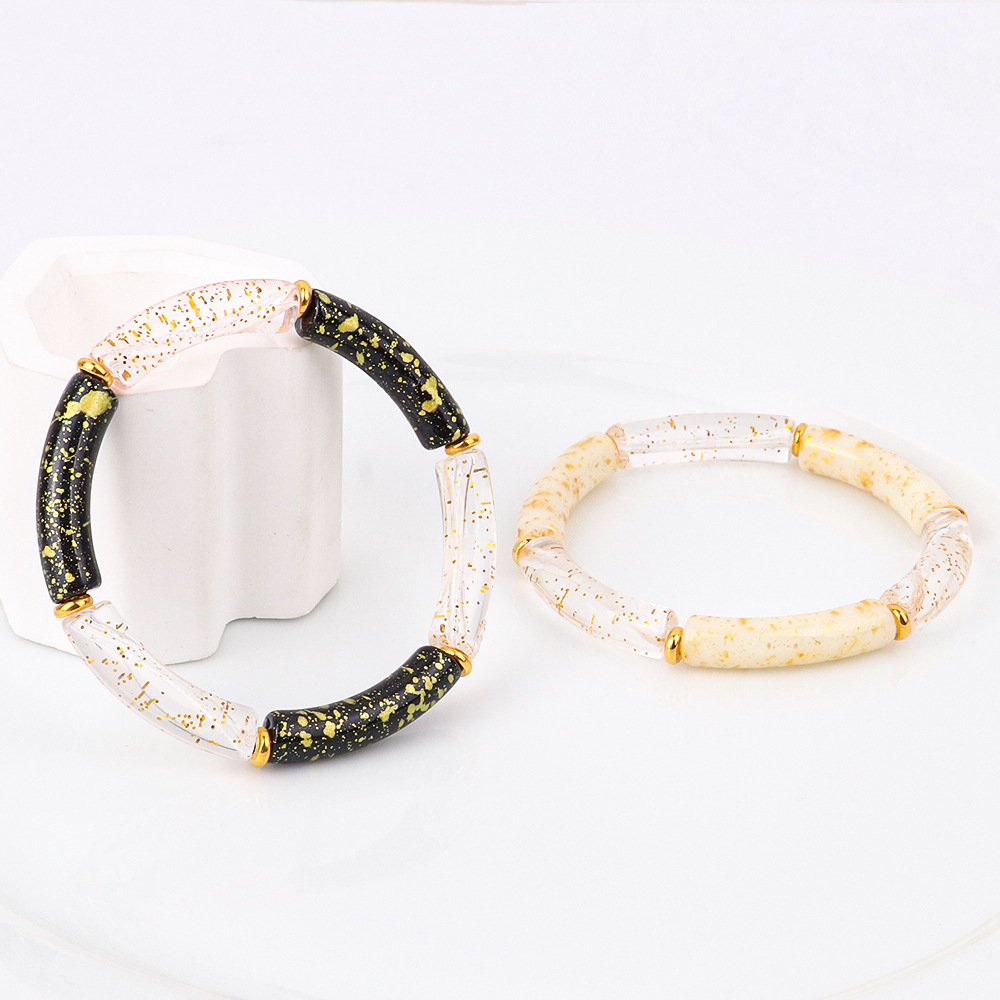 Fashion Round Arylic Plating Womenu0027S Bangle 1 Piece