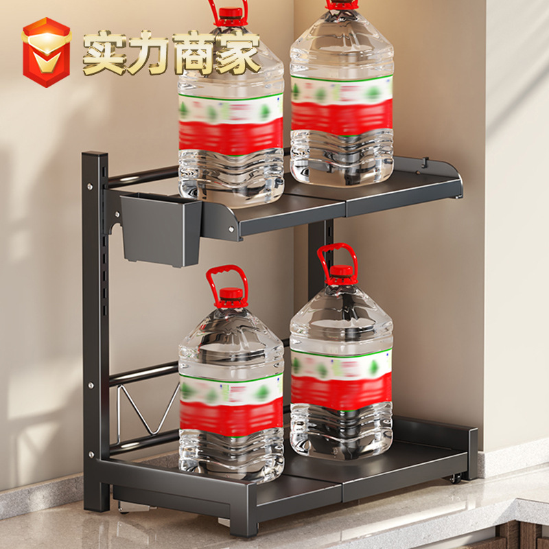 전자레인지 랙 주방 수납 랙 조리대 수납 랙 접이식 오븐 랙 더블 레이어 조미료 랙 밥솥 랙