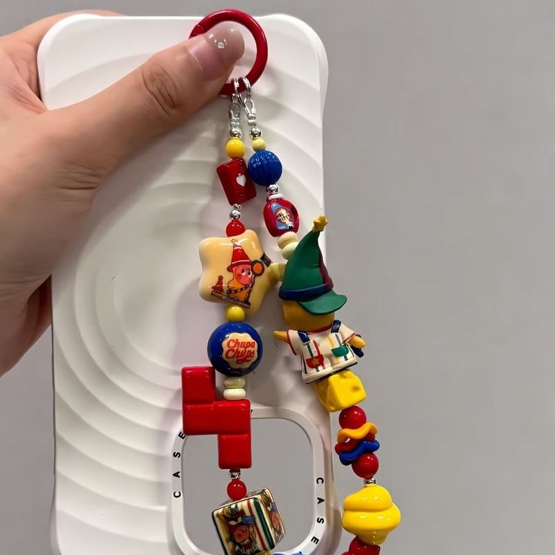 スターマンペンダントキーホルダーハンギングチェーンかわいいバルーンペンダントマットペンダントかわいい diy 携帯電話ハンギングチェーン|undefined