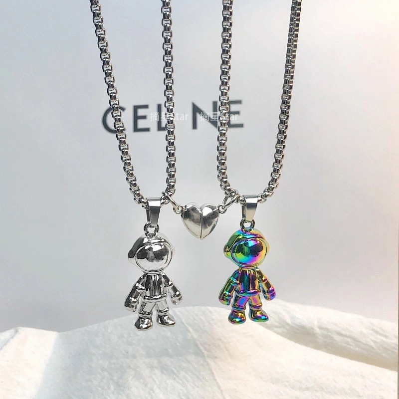 Fashion Cartoon Character Stainless Steel Plating Pendant Necklace 1 Piece