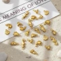 保色手工系列18k小吊坠