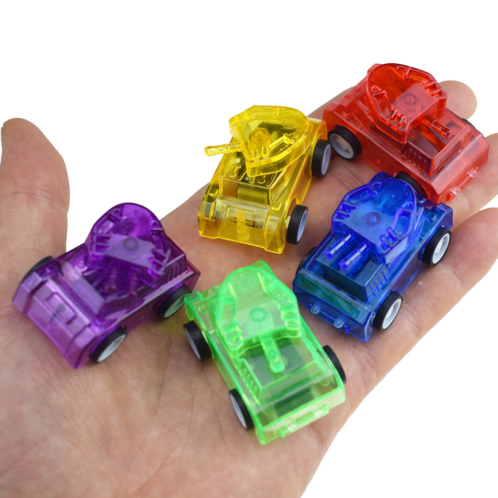 transparent Mini pinkycolor Warrior Armored car Tank automobile gift Toy Toys Source of goods