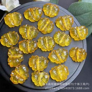 Factory wholesale natural beeswax butterfly back cloud accessories chicken oil yellow