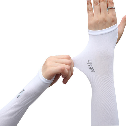 Ice Sleeve Summer Ice Silk Sun Protection Sleeve for Women Outdoor Driving Ice Silk Sleeve Cover Sun Cooling Arm Sleeves Running Man Arm Protection