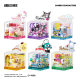 AREAX Sanrio Genuine Authorized AB0070-75 Puzzle Assembled Building Blocks Room Scene Creative Ornaments Children