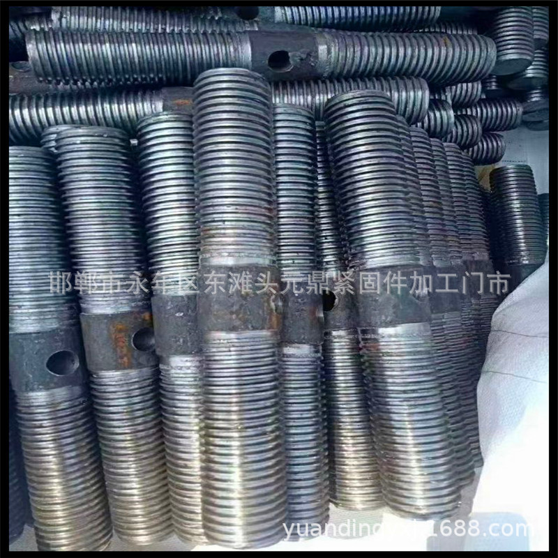 特大加长双头螺栓 左右旋调节双头螺丝 塔吊扶墙螺栓 建筑双头丝