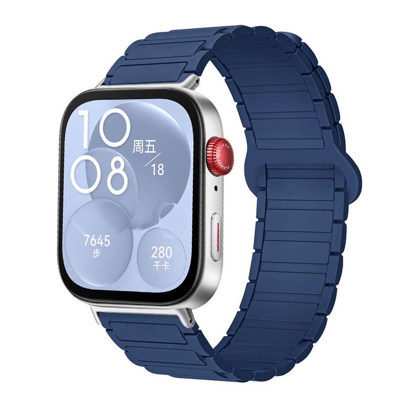 Huawei fit4 Pro シリコンストラップ I 字型クラシックバックル磁気ストラップ Huawei fit3/fit4Pro に適しています。|undefined