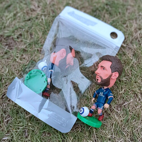 Football model Messi Neymar Mbappe doll model Paris Di Maria Navas star ornaments