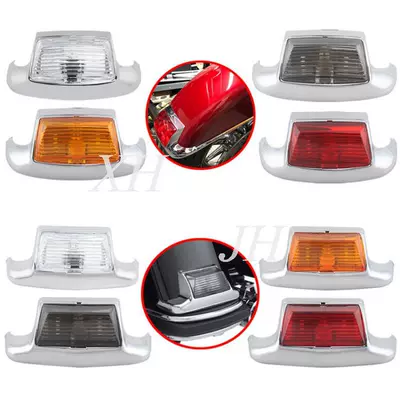 Motorcycle modification accessories front fender decorative light indicator light suitable for Harley Glide 96-13