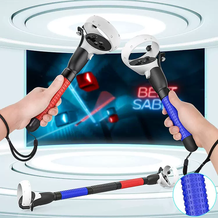 oculus quest2节奏光剑把柄quest2三节可拆击剑游戏长手柄VR配件