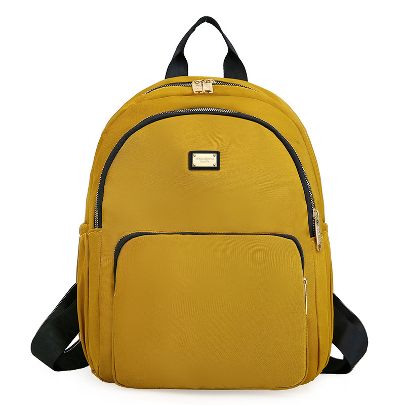 Mochila de nylon de estilo coreano mochila de viaje de moda de las mujeres bolsa de viaje de gran capacidad para las mamás de mediana edad