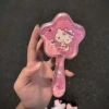 Pink bunny air bag comb