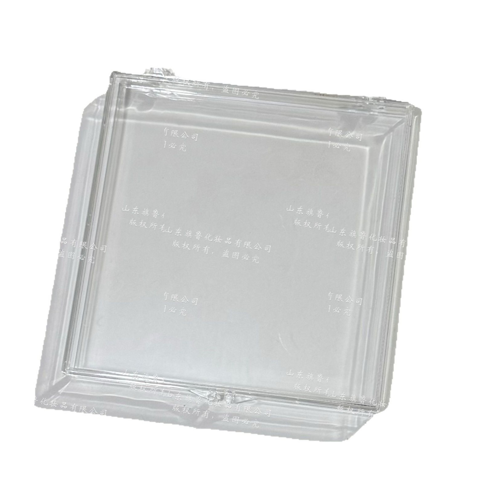 Red popularidad explosiva tarjeta de espalda transparente en la caja de almacenamiento de manicuras en el almacenamiento de manicuras simple plegable muestra de almacenamiento