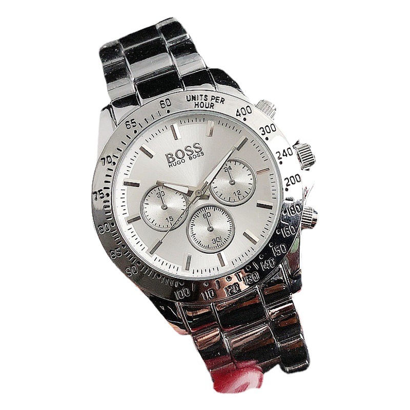 Reloj europeo y americano deportes como reloj decorativo de tres ojos de seis pines reloj de aleación reloj de hombre