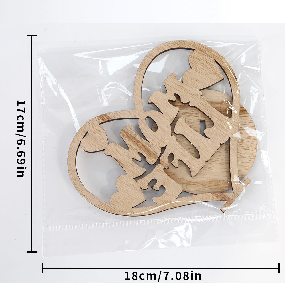 40g Weight Ornaments Home Textiles & Decor Type 1 Piece Quantity Indoor Occasion Boxwood Material Mother'S Day, Father'S Day Festival Letter, Heart Shape Pattern Romantic Style Mother'S Day Father'S Day Romantic Letter Heart Shape Boxwood Ornaments Artificial Decorations 8