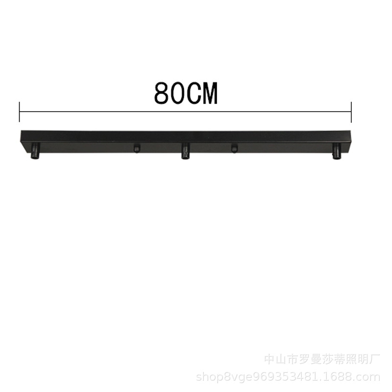 Disco largo, disco, caja de ventosa, accesorios, oro negro, candelabro de restaurante de tres cabezas y cuatro cabezas, lámparas de iluminación especiales, hardware