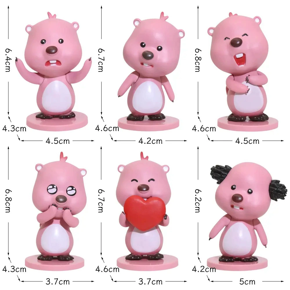 Коллекционная фигурка Sanrio Rabbit Series Kuromi & Yugui, слепая коробка — настольные и автомобильные украшения, подарок