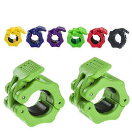 杠铃快速卡扣奧杆配件杠铃杆夹子哑铃固定卡扣夹卡簧管夹哑铃锁扣