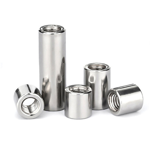 304 stainless steel elongated round nut connection screw rod welding cylindrical nut elongated round nut