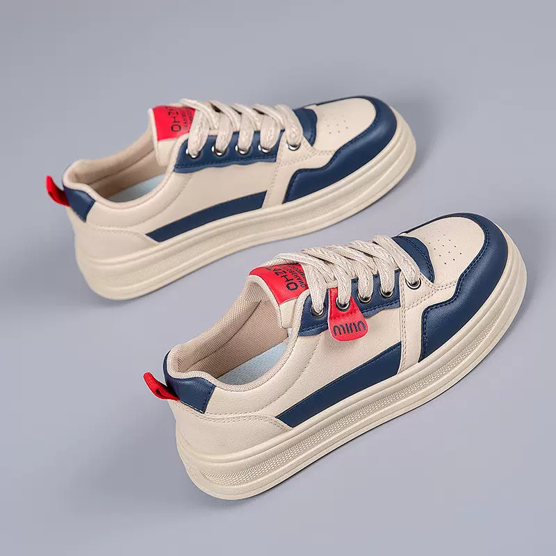 2025新款春秋季百搭软底女士德训鞋学生时尚平底单鞋小众运动板鞋