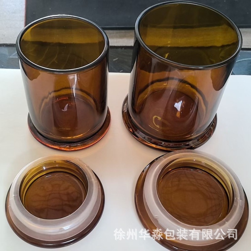 玻璃蜡烛杯工字杯可加工蜡烛罐简约透明创意设计香薰玻璃烛台|undefined