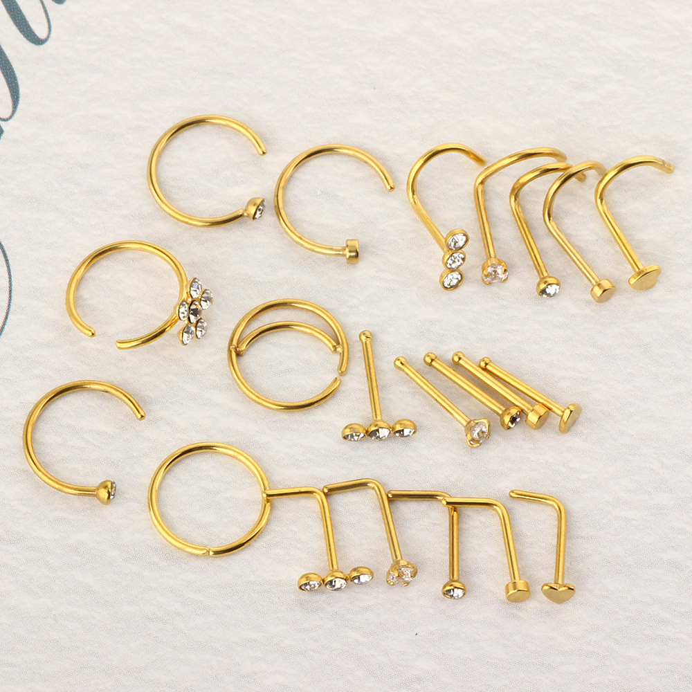 Labret piercing jewelry detail image