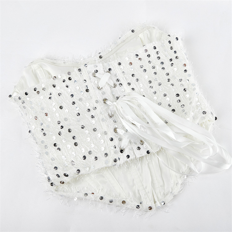 Nuevo hilo de malla con sequinilla hilo de red club de noche sexy plástico chaqueta Amazon temu suministro transfronterizo