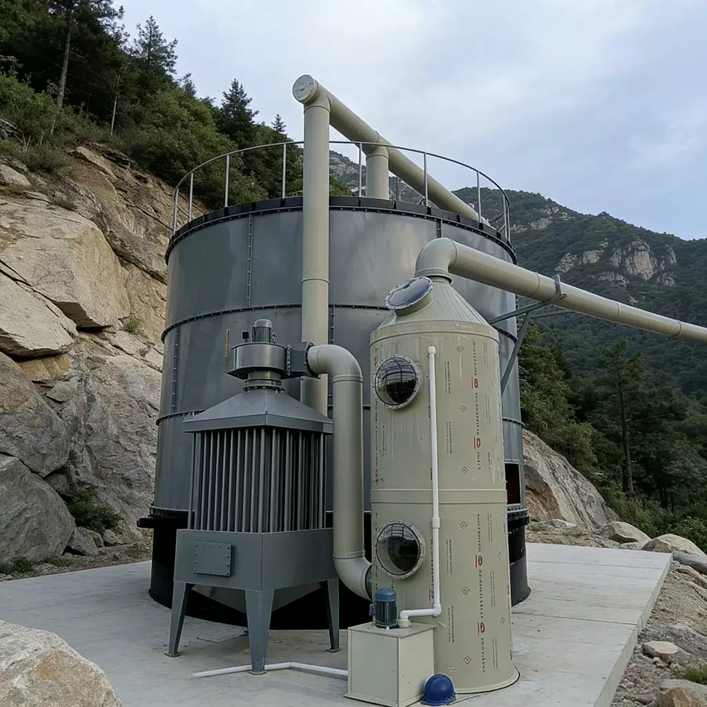 有机肥发酵罐 好氧立式发酵 密闭式除臭发酵粪污发酵设备