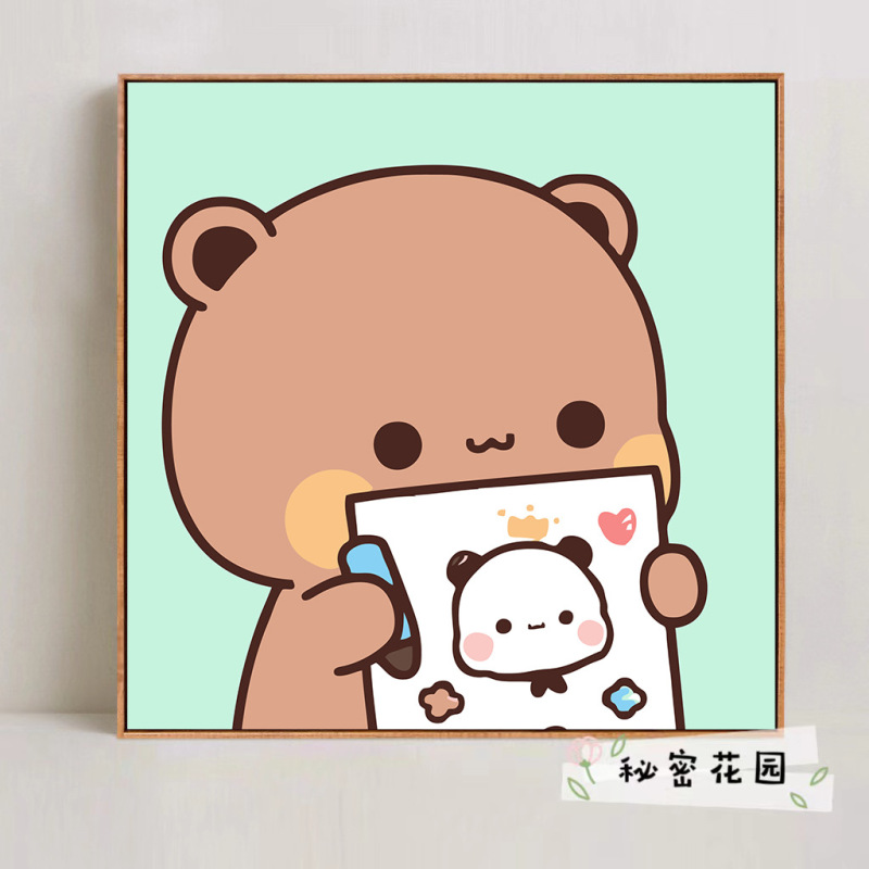 スポンジ・ボブ デジタル油絵 DIY 漫画アニメ 子供向け 手塗り装飾画 置物 環境に優しい|undefined
