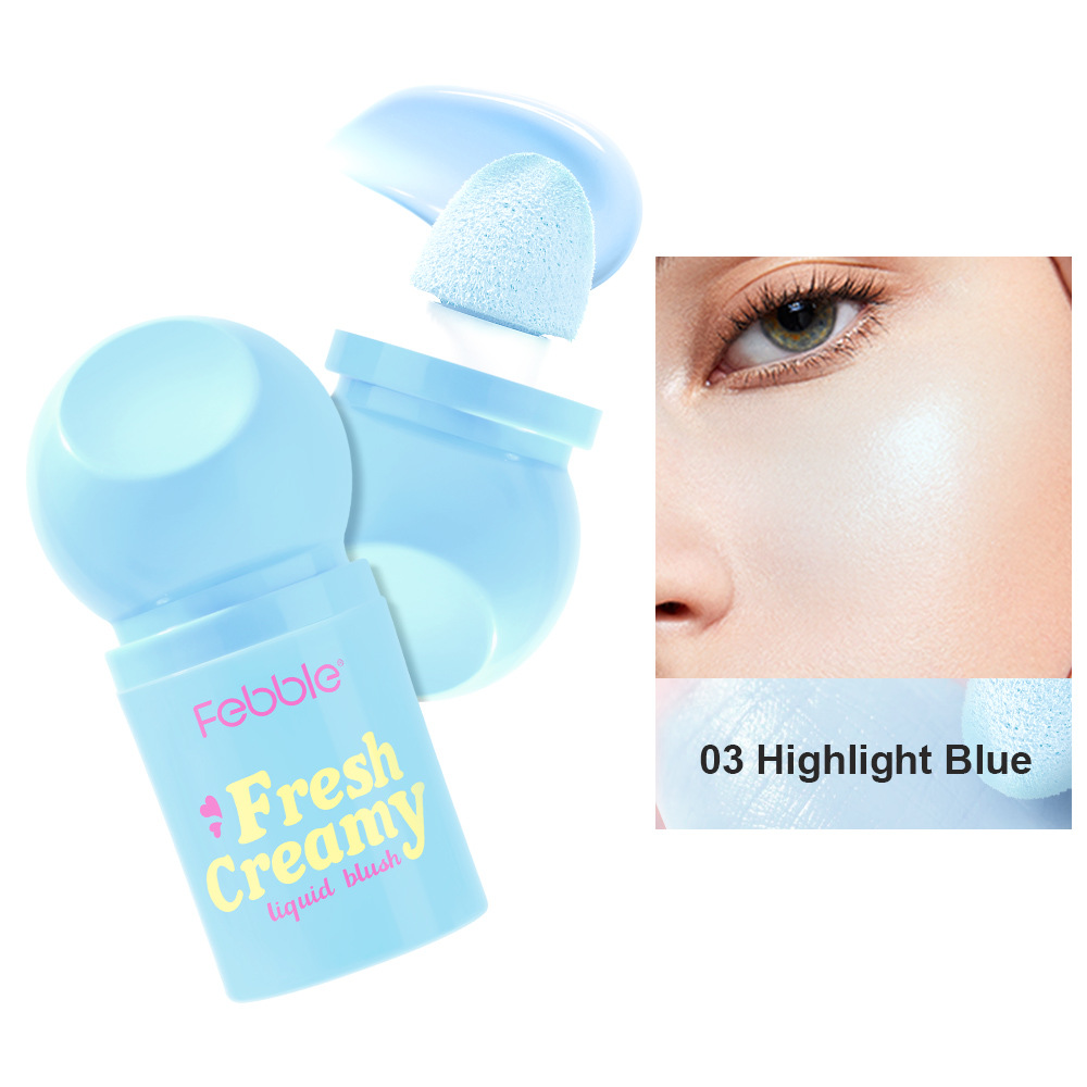 Febble Beauty Cross-border exclusivamente para rubor líquido de larga duración de alto brillo, reparación natural al por mayor FBC063
