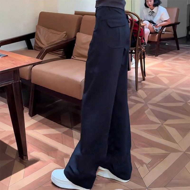 Casual wide-leg pants for women, spring and autumn 2026 new popular style, extremely good-looking, slimming, stylish, versatile women's straight-leg pants Casual wide-leg pants for women, spring and autumn 2026 new popular style, extremely good-looking, slimming, stylish, versatile women's straight-leg pants