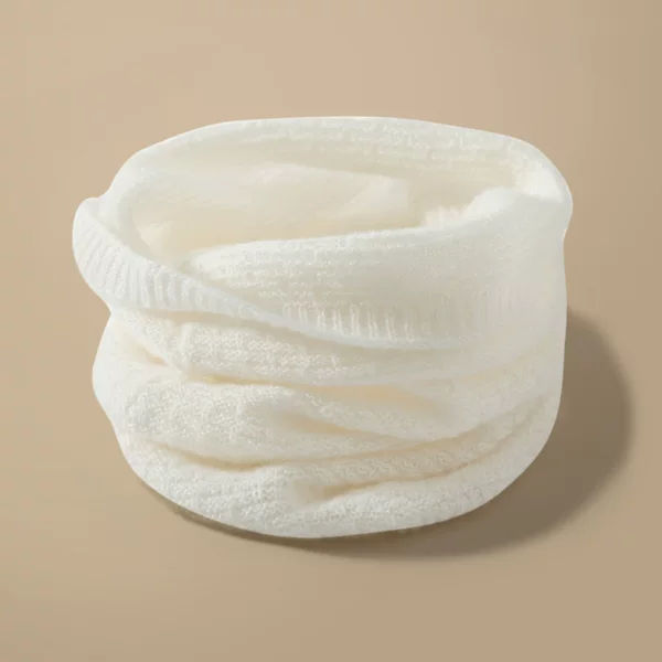 100% pure cashmere neck warmer, unisex knitted pullover neck wrap, neck protector, warm and versatile faux collar scarf