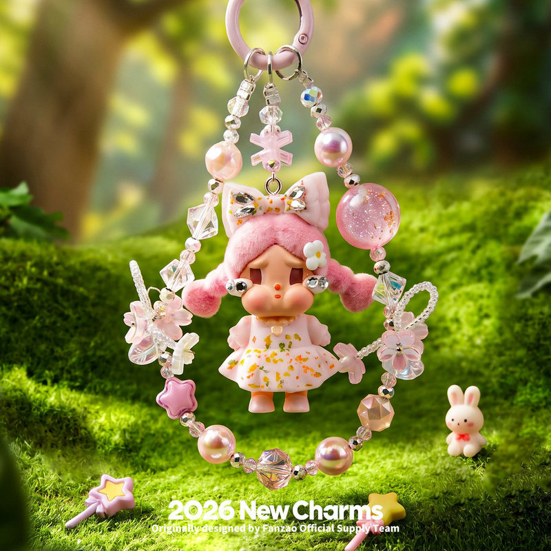Spring Day Cherry Blossom Pink Double Ball Doll Phone Pendant Chain Handmade Transparent Glitter Bead Chain DIY Girl's Accessory Spring Day Cherry Blossom Pink Double Ball Doll Phone Pendant Chain Handmade Transparent Glitter Bead Chain DIY Girl's Accessory
