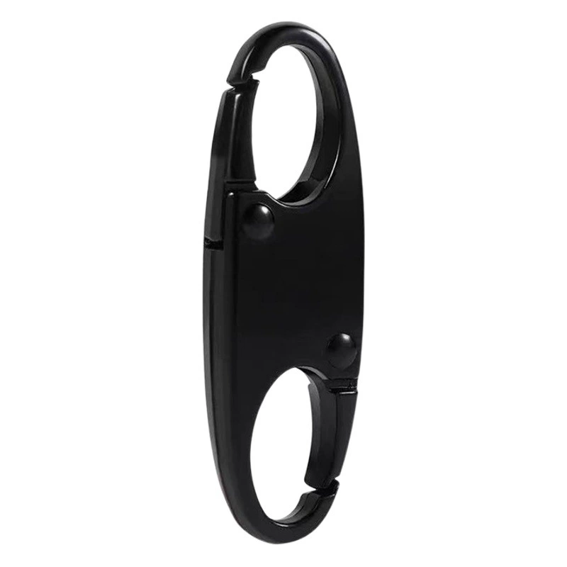 Съемный тягатель для молнии, S-образная пружинная застежка, быстросъемный брелок, металлическая пряжка-осьмёрка для багажа, съемная и заменяемая