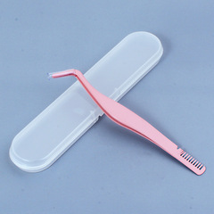 New stainless steel comb eyelash assistant for attaching false eyelashes, eyelash clip for wearing false eyelashes, beauty makeup tools