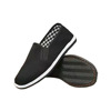 Handmade black cloth shoes