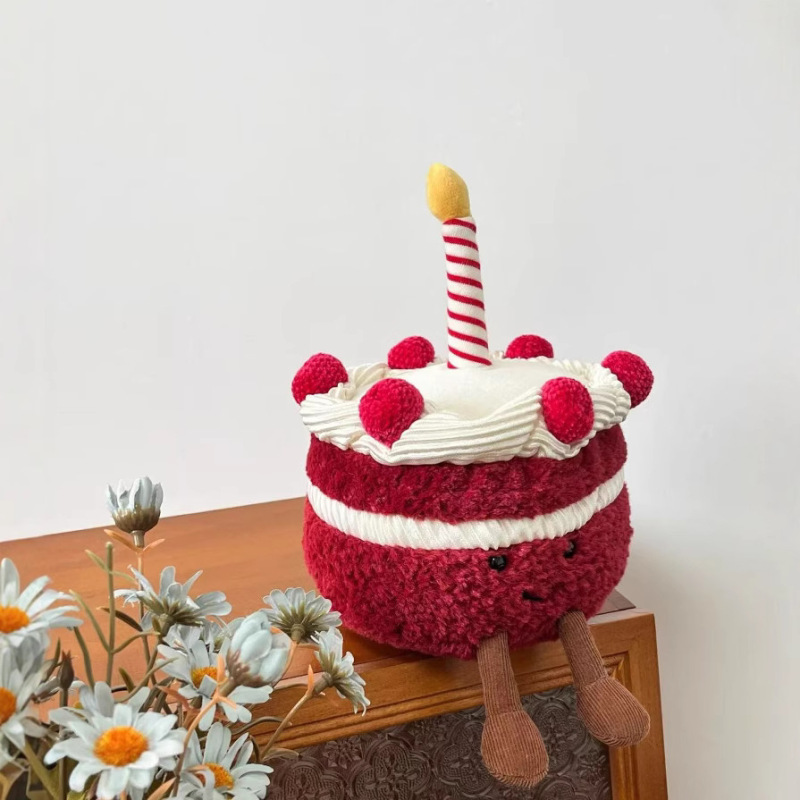 JC ストロベリーケーキ マカロン レインボーケーキ チェリーケーキ ぬいぐるみ デザート ギフト 人形 ムース|undefined