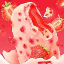 夏季网红蒙牛随变冰淇淋香草/草莓口味雪糕冷75g*45支整箱批发