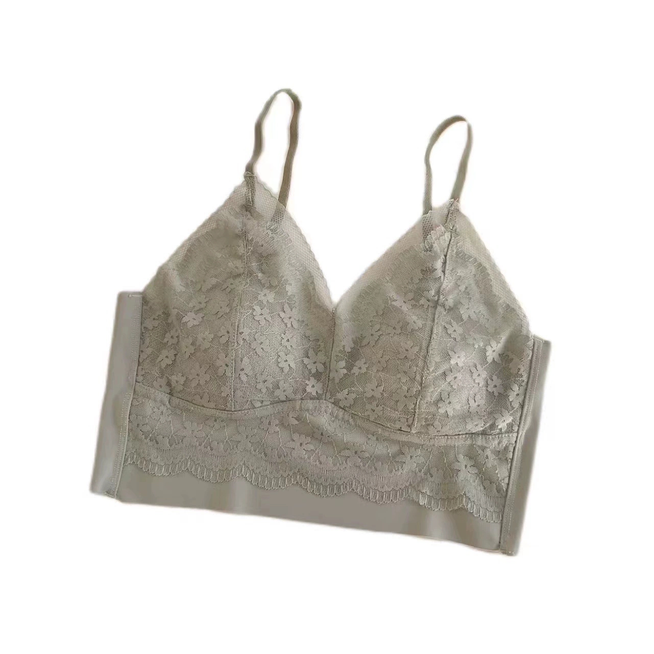 Breathable wireless bra, sexy underwear, supporting light and thin comfortable push up bra for elementary school students, french style