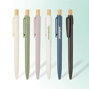 Новый Rabs Secyclable Environmentals Material Grs Morandi Bamboo Wood Promotion Round Bead Печка Реклама подарочная ручка
